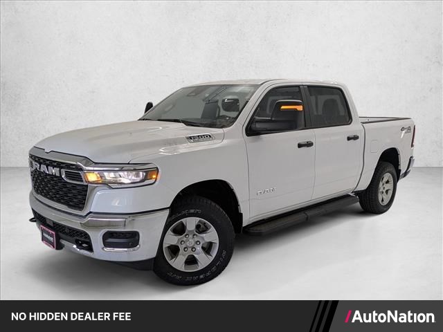 Bright White Clearcoat 2026 RAM 1500 Pickup Truck Four-Wheel Drive 8-Speed Automatic
