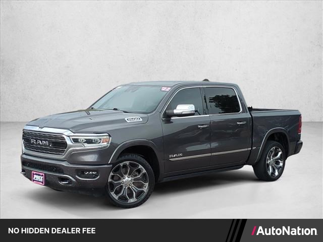 Gray (Granite Crystal Metallic Clearcoat) 2022 RAM 1500 Pickup Truck Four-Wheel Drive 8-Speed Automatic