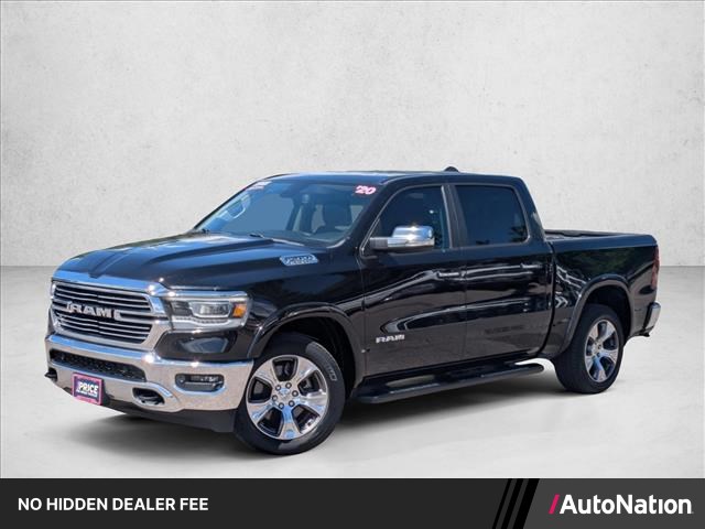 Diamond Black Crystal Pearlcoat 2020 RAM 1500 Pickup Truck Four-Wheel Drive 8-Speed Automatic