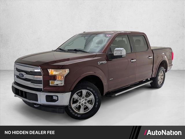Red (Bronze Fire Metallic) 2017 Ford F-150 Pickup Truck Four-Wheel Drive 6-Speed Automatic