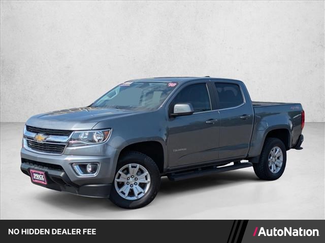 Gray (Satin Steel Metallic) 2018 Chevrolet Colorado Pickup Truck Four-Wheel Drive 8-Speed Automatic