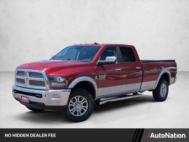 Deep Cherry Red Crystal Pearl 2013 RAM 3500 Laramie Crew Cab LB 4WD Pickup Truck Four-Wheel Drive 6-Speed Automatic