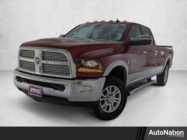 Deep Cherry Red Crystal Pearl 2013 RAM 3500 Laramie Crew Cab LB 4WD Pickup Truck Four-Wheel Drive 6-Speed Automatic