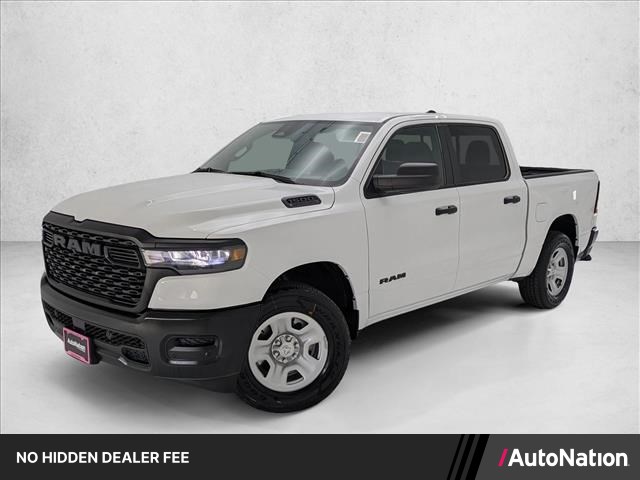 Bright White Clearcoat 2026 RAM 1500 Pickup Truck Four-Wheel Drive 8-Speed Automatic