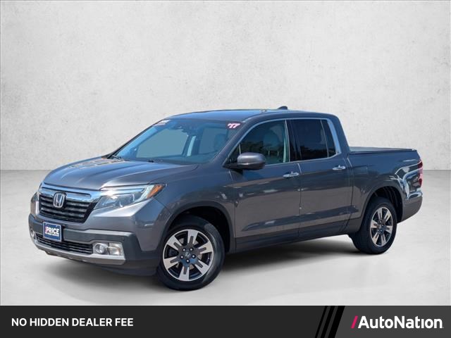 Black 2017 Honda Ridgeline Pickup Truck All-Wheel Drive 6-Speed Automatic