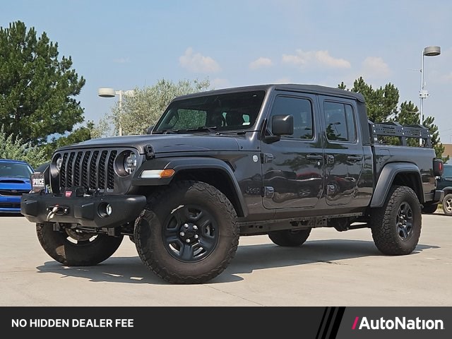 Gray (Granite Crystal Metallic Clearcoat) 2020 Jeep Gladiator Pickup Truck Four-Wheel Drive 6-Speed Manual