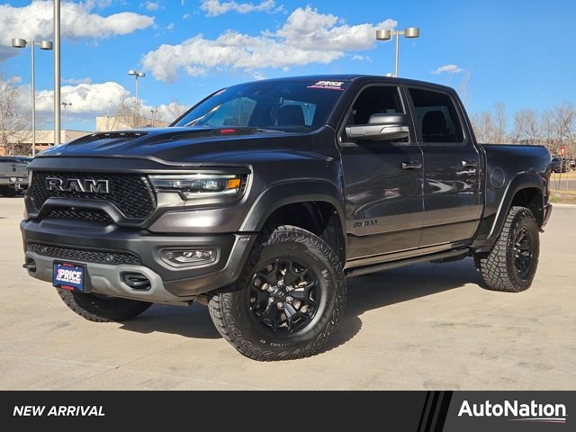 Gray (Granite Crystal Metallic Clearcoat) 2022 RAM 1500 TRX Crew Cab 4WD Pickup Truck All-Wheel Drive 8-Speed Automatic