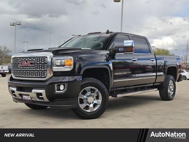 Onyx Black 2019 GMC Sierra 2500HD Denali Crew Cab 4WD Pickup Truck Four-Wheel Drive 6-Speed Automatic