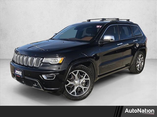 Diamond Black Crystal Pearlcoat 2021 Jeep Grand Cherokee Overland 4WD SUV / Crossover Four-Wheel Drive 8-Speed Automatic