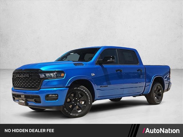 Hydro Blue Pearlcoat 2026 RAM 1500 Big Horn Crew Cab 4WD Pickup Truck Four-Wheel Drive 8-Speed Automatic