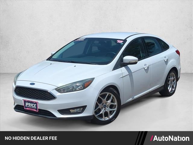 Oxford White 2015 Ford Focus Sedan Front-Wheel Drive 6-Speed Automatic