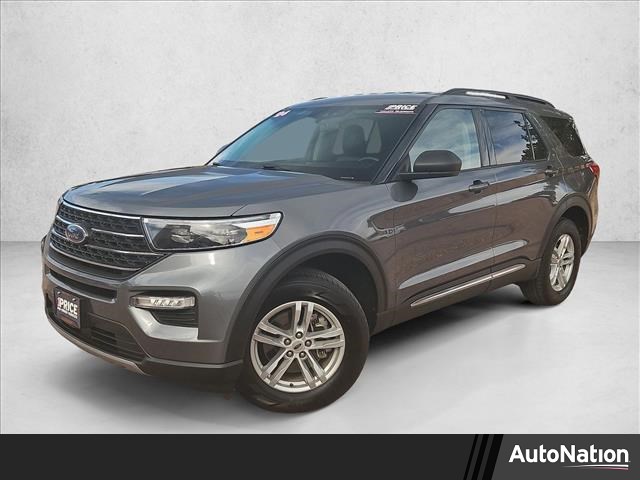 Carbonized Gray Metallic 2024 Ford Explorer XLT AWD SUV / Crossover All-Wheel Drive Automatic