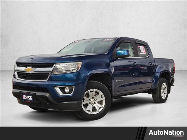 Pacific Blue Metallic 2019 Chevrolet Colorado LT Crew Cab 4WD Pickup Truck Four-Wheel Drive 8-Speed Automatic