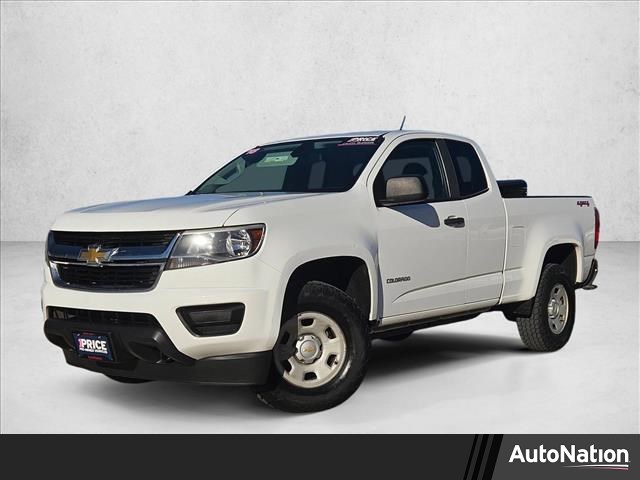 Summit White 2019 Chevrolet Colorado Work Truck Extended Cab LB 4WD Pickup Truck Four-Wheel Drive 8-Speed Automatic