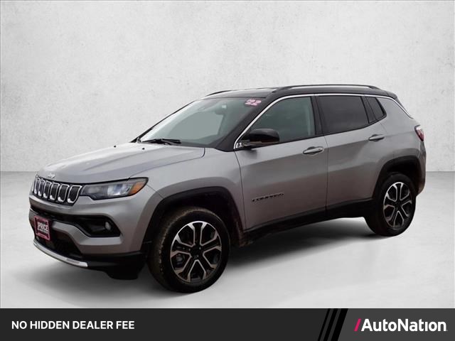 Billet Silver Metallic Clearcoat 2022 Jeep Compass SUV / Crossover Four-Wheel Drive 9-Speed Automatic