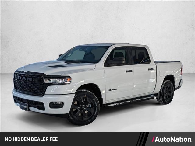 Bright White Clearcoat 2026 RAM 1500 Express Crew Cab 4WD Pickup Truck Four-Wheel Drive 8-Speed Automatic