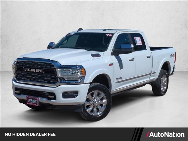Bright White Clearcoat 2019 RAM 2500 Pickup Truck Four-Wheel Drive 8-Speed Automatic