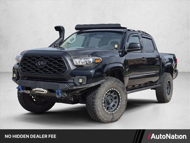 Midnight Black Metallic 2019 Toyota Tacoma Pickup Truck Four-Wheel Drive Automatic