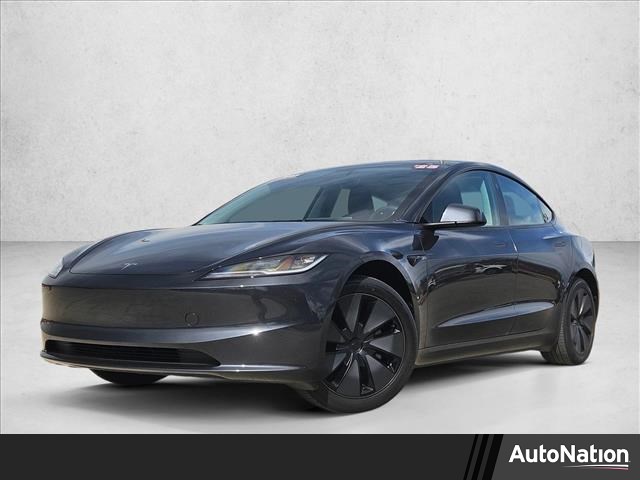 Gray 2025 Tesla Model 3 Long Range AWD Sedan All-Wheel Drive Automatic