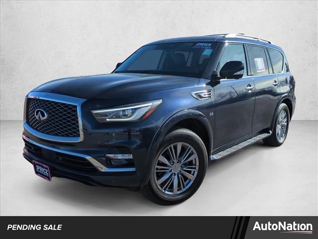 Hermosa Blue 2020 INFINITI QX80 Luxe 4WD SUV / Crossover All-Wheel Drive Automatic