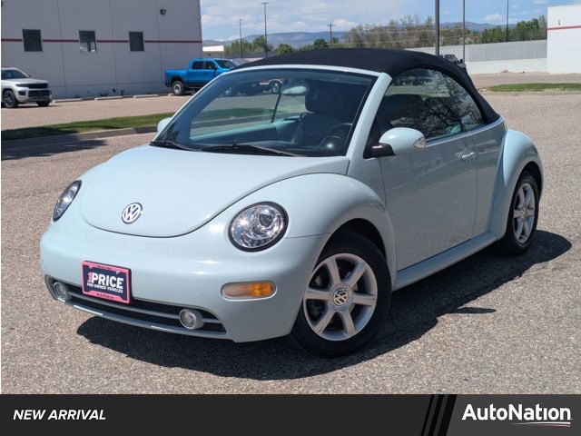 Aquarius Blue 2005 Volkswagen Beetle GLS 1.8T Hatchback Front-Wheel Drive Automatic