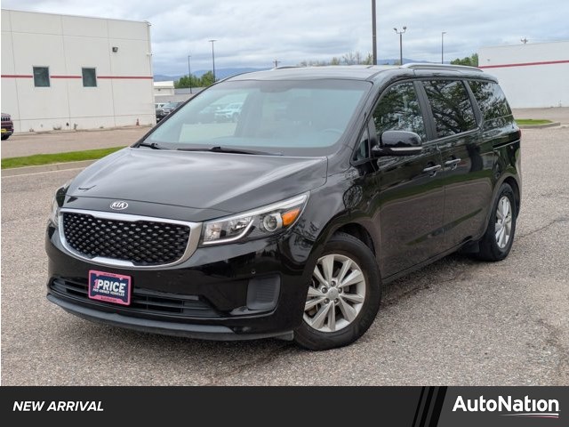 Aurora Black 2017 Kia Sedona LX Minivan Front-Wheel Drive Automatic