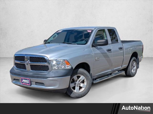 Bright Silver Metallic Clearcoat 2016 RAM 1500 Tradesman Quad Cab 4WD Pickup Truck Four-Wheel Drive 8-Speed Automatic