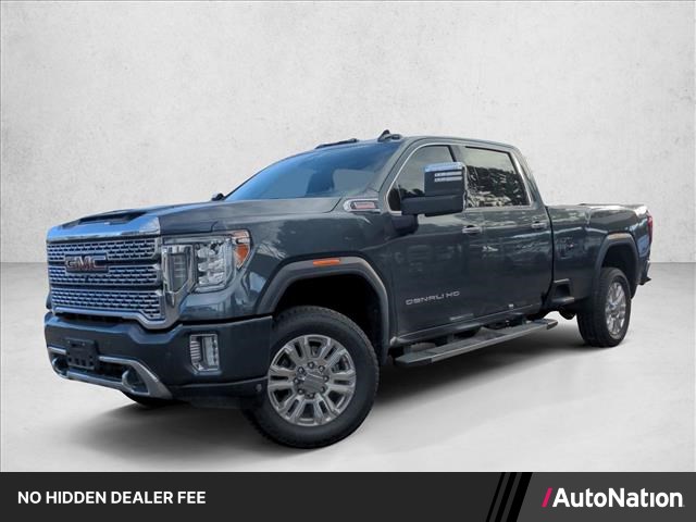 Gray (Dark Sky Metallic) 2020 GMC Sierra 2500HD Denali Crew Cab 4WD Pickup Truck Four-Wheel Drive Automatic