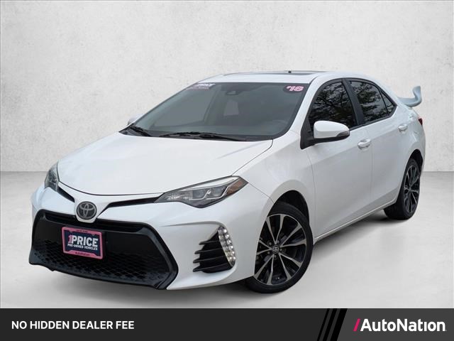Super White 2018 Toyota Corolla SE Sedan Front-Wheel Drive Automatic