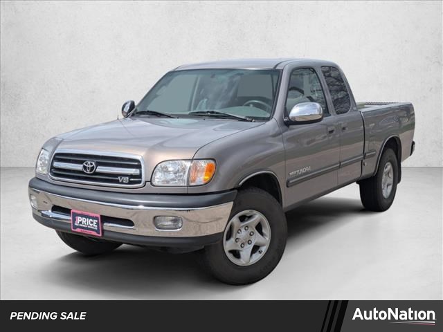 Silver/Gray 2000 Toyota Tundra V8 SR5 4 Door Extended Cab RWD Pickup Truck Rear-Wheel Drive Automatic