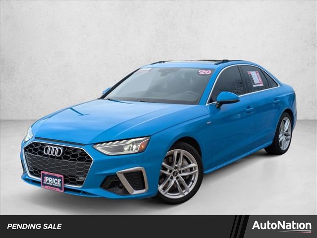 Navarra Blue Metallic 2020 Audi A4 45 TFSI quattro Premium Plus AWD Sedan All-Wheel Drive Automatic