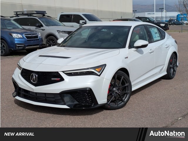 Platinum White Pearl 2026 Acura Integra Type S FWD Sedan Front-Wheel Drive 6-Speed Manual