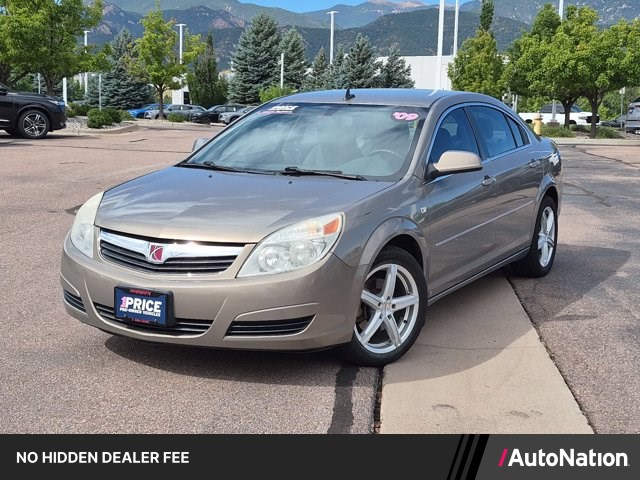 Bronzed Pewter 2008 Saturn Aura Sedan Front-Wheel Drive 4-Speed Automatic