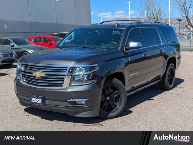 Gray (Tungsten Metallic) 2015 Chevrolet Suburban 1500 LTZ 4WD SUV / Crossover Four-Wheel Drive 6-Speed Automatic