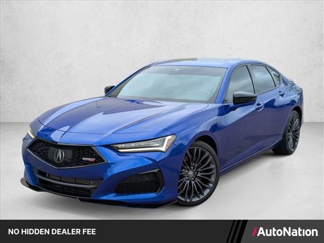 Apex Blue Pearl 2022 Acura TLX Type S SH-AWD Sedan All-Wheel Drive Automatic