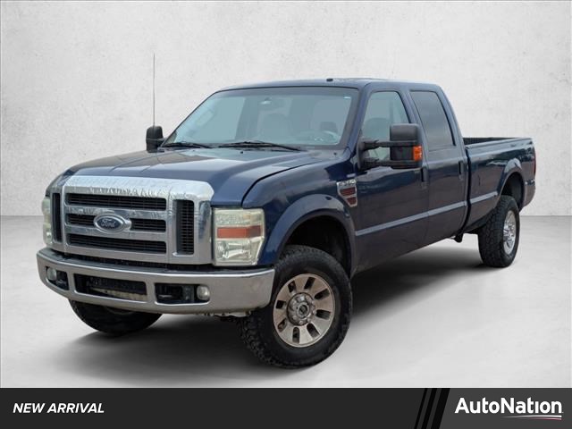 Dark Blue Pearl Metallic 2008 Ford F-350 Super Duty XL Crew Cab 4WD Pickup Truck Four-Wheel Drive Automatic