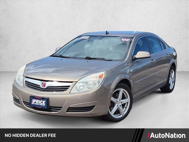 Bronzed Pewter 2008 Saturn Aura Sedan Front-Wheel Drive 4-Speed Automatic