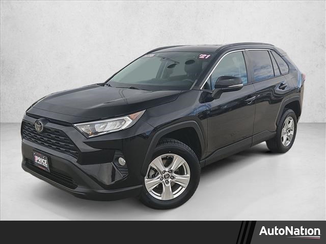 Midnight Black Metallic 2021 Toyota RAV4 XLE AWD SUV / Crossover All-Wheel Drive Automatic