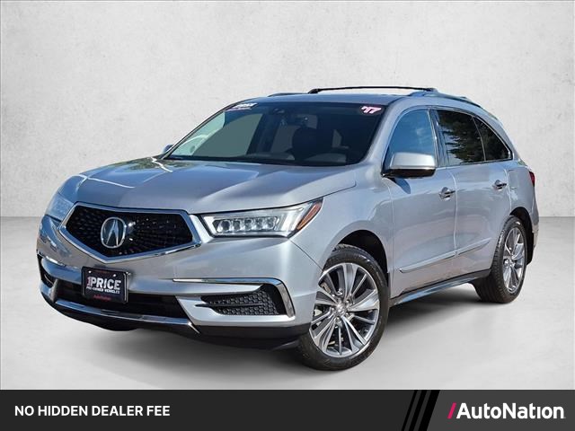 Lunar Silver Metallic 2017 Acura MDX SUV / Crossover All-Wheel Drive Automatic