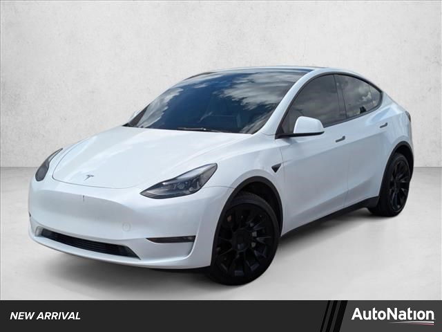 Pearl White Multi-Coat 2023 Tesla Model Y Long Range AWD SUV / Crossover All-Wheel Drive Automatic