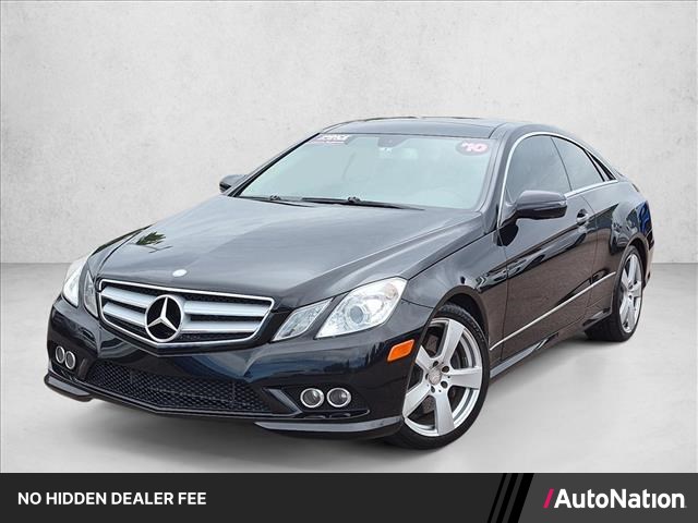 Black 2010 Mercedes-Benz E-Class Coupe Rear-Wheel Drive 7-Speed Automatic