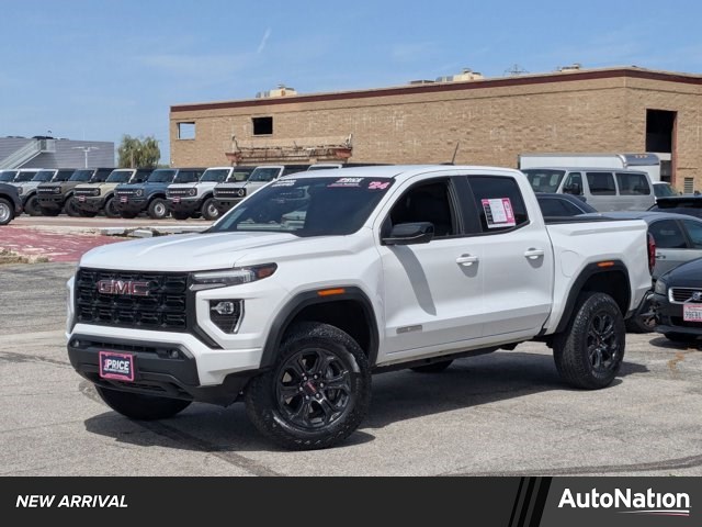 Summit White 2024 GMC Canyon Elevation Crew Cab RWD Pickup Truck 4X2 8-Speed Automatic