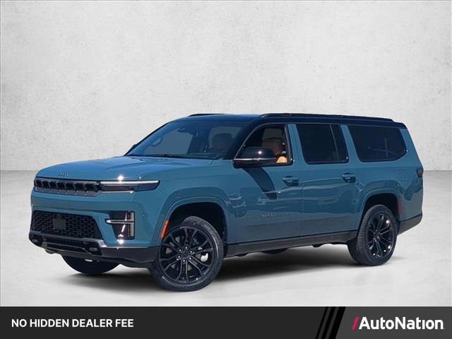 Gray (Steel Blue) 2026 Jeep Grand Wagoneer L SUV / Crossover Four-Wheel Drive 8-Speed Automatic