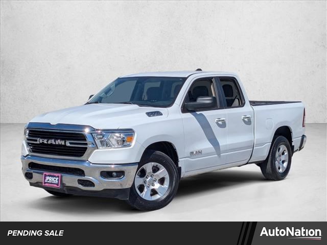 Bright White Clearcoat 2019 RAM 1500 Big Horn Quad Cab RWD Pickup Truck 4X2 8-Speed Automatic