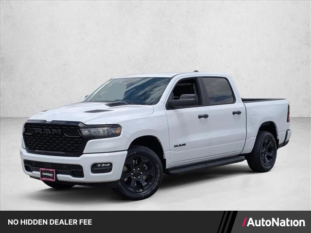 Bright White Clearcoat 2026 RAM 1500 Express Crew Cab 4WD Pickup Truck Four-Wheel Drive 8-Speed Automatic