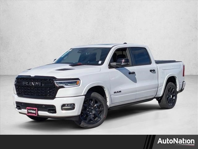 Bright White Clearcoat 2026 RAM 1500 Limited Crew Cab 4WD Pickup Truck Four-Wheel Drive 8-Speed Automatic