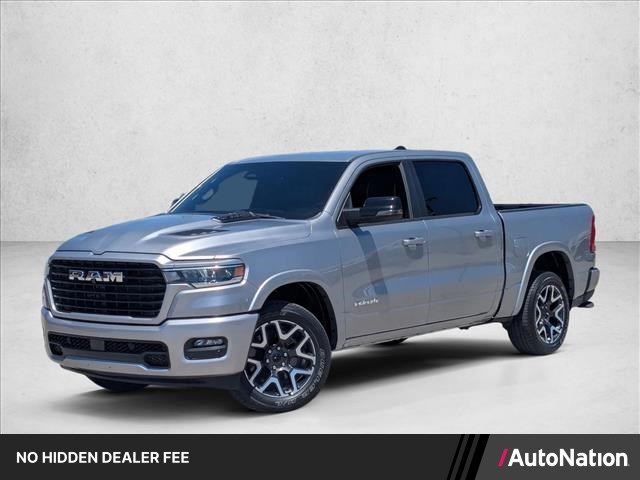 Billet Silver Metallic Clearcoat 2025 RAM 1500 Pickup Truck Four-Wheel Drive 8-Speed Automatic