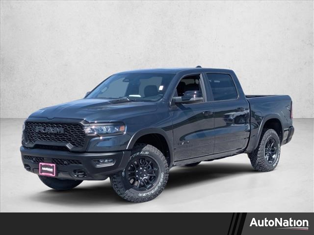 Forged Blue Metallic 2026 RAM 1500 Rebel Crew Cab 4WD Pickup Truck Four-Wheel Drive 8-Speed Automatic