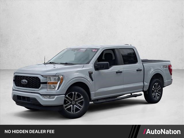 Space White Metallic 2021 Ford F-150 XL SuperCrew RWD Pickup Truck 4X2 Automatic