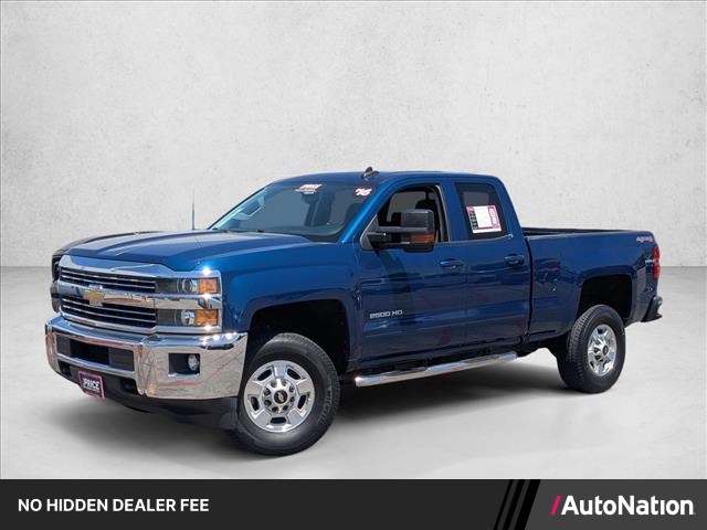 Deep Ocean Blue Metallic 2016 Chevrolet Silverado 2500HD Pickup Truck Four-Wheel Drive 6-Speed Automatic